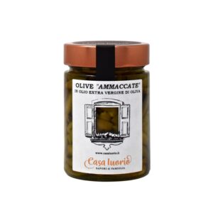 Olive Ammaccate del Cilento in Olio Extravergine d'Oliva 220g - Azienda Agricola Casa Iuorio