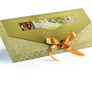 Confezione Regalo con Trancetti di Torrone Morbido 300g - Condorelli