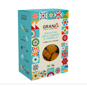 Tumminello biscottini GRANI SI Mela candita e Cannella 210gr