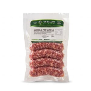 Salsiccia Fresca di Puro Suino S/V ~300g - GR Salumi Picerno