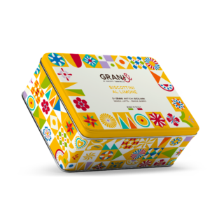 Tumminello biscotti GRANI SI Grano Limone latta 270gr