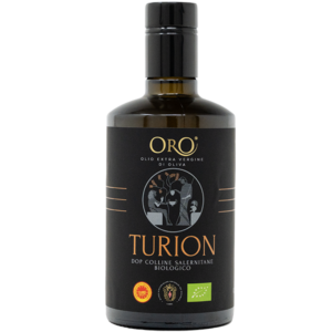 Turion Olio Extra Vergine di Oliva Biologico D.O.P. Colline Salernitane — ORO Campania (500 ml)